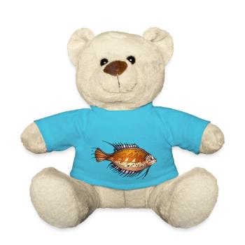 Poissons - Nounours - bleu outremer - Devant