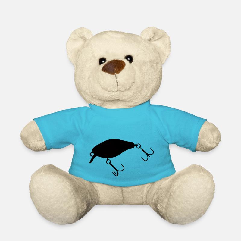 Wobbler noir - Nounours - bleu outremer