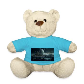 Collision de planètes - Nounours - bleu outremer - Devant