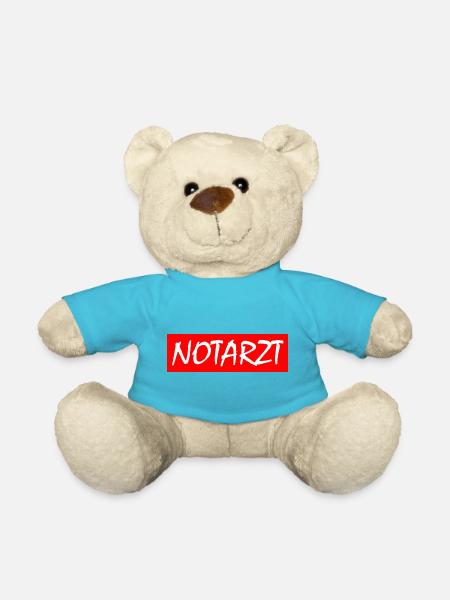 Notarzt - Teddy - Atollblau