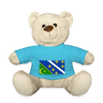 Bosnie-Herzégovine europe sarajavo drapeau mostar - Nounours - bleu outremer - Devant