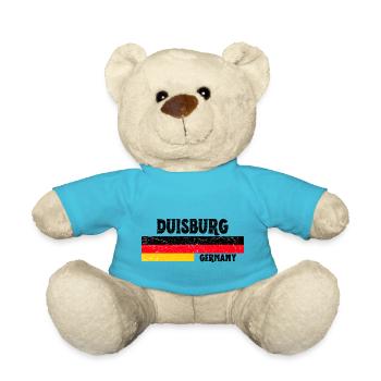 Duisbourg Allemagne Drapeau - Nounours - bleu outremer - Devant