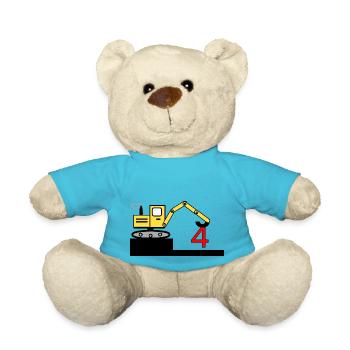 Excavatrice - Nounours - bleu outremer - Devant