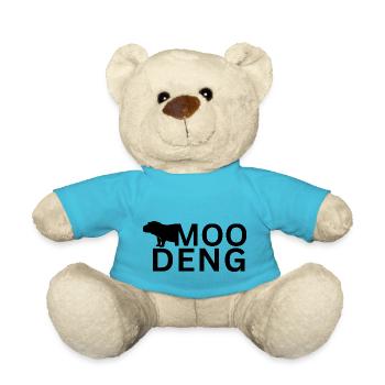 Moo Deng Hippo - Teddy - Atollblau - Vorne