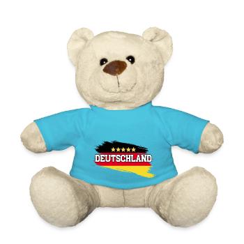 Deutschland 5 Sterne - Teddy - Atollblau - Vorne