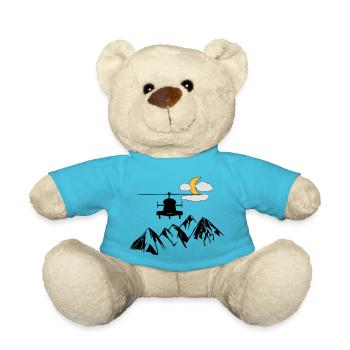 Hubschrauber - Teddy - Atollblau - Vorne