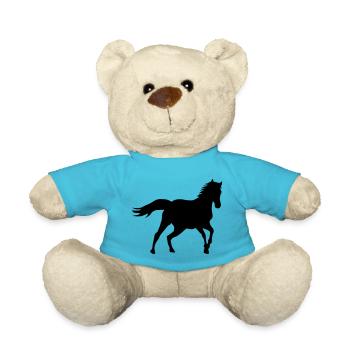Pony équitation Rider - Nounours - bleu outremer - Devant