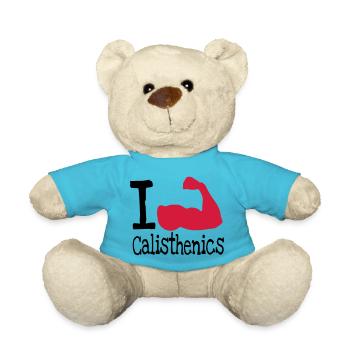 I love calisthenics_red - Teddy - Atollblau - Vorne