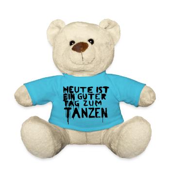 Heute ist ein guter Tag zum Tanzen - Teddy - Atollblau - Vorne