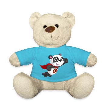 Panda super-héros - Nounours - bleu outremer - Devant
