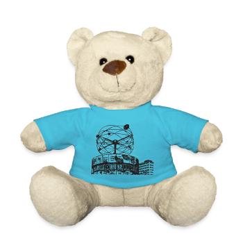 Horloge mondiale - Nounours - bleu outremer - Devant