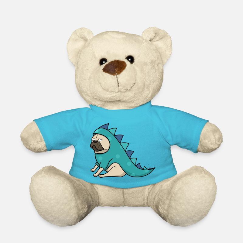 Dino Pug - Teddy - Atollblau
