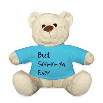 Beau-père belle-mère belle fille beau fils - Nounours - bleu outremer - Devant
