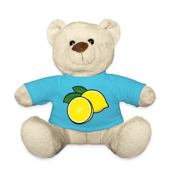 Zitrone - Teddy - Atollblau - Vorne