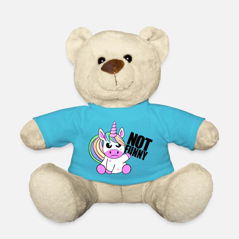 Licorne, pas drôle. Ce n'est pas drôle. - Nounours - bleu outremer