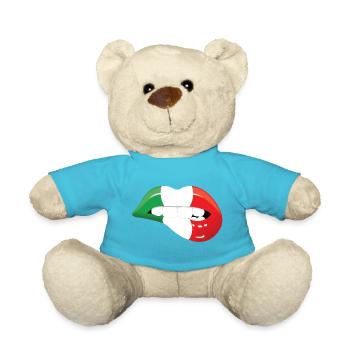 lèvres bouche bouche rouge bouche italie - Nounours - bleu outremer - Devant
