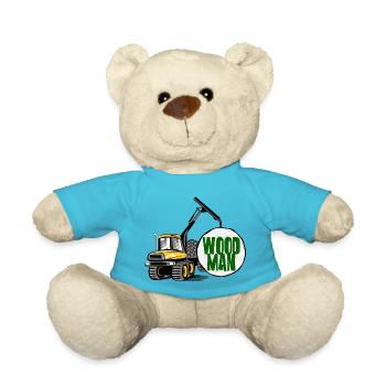Woodman Spediteur, T-Shirts, Hoodies, Geschenke - Teddy - Atollblau - Vorne