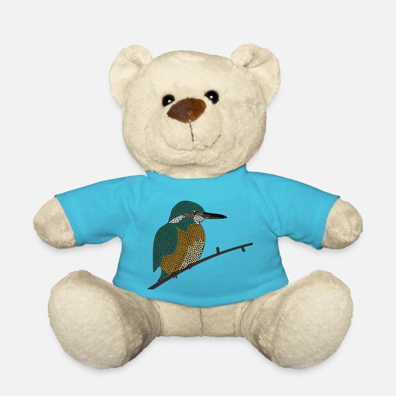 martin-pêcheur - Nounours - bleu outremer
