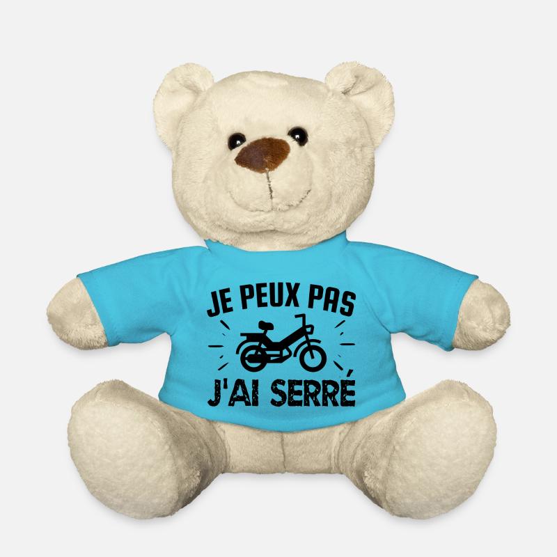 je peux pas j'ai serré - Nounours - bleu outremer