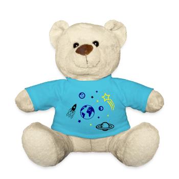 universe - Teddy Bear - atoll blue - Front