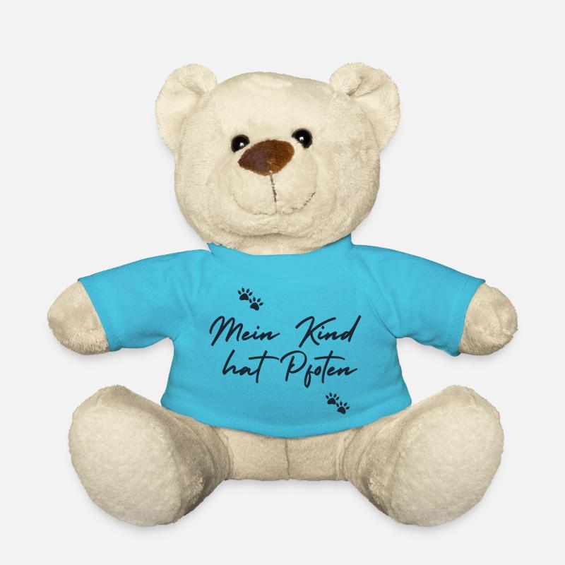Mein Kind hat Pfoten - Teddy - Atollblau
