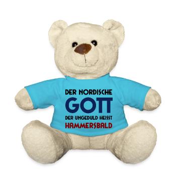 Dieu de l’impatience - Hammersbald - Nounours - bleu outremer - Devant