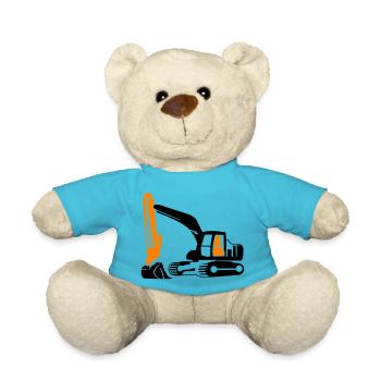 Excavatrice - Nounours - bleu outremer - Devant