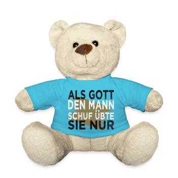 lesben stark usa frauenpower coole lustig - Teddy - Atollblau - Vorne
