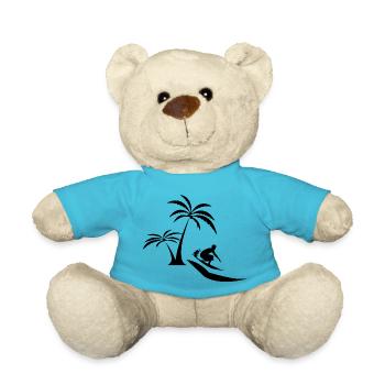 Surfen Surfing Wellenreiten - Teddy - Atollblau - Vorne