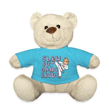 Paresseux de karaté lent mais dangereux - Nounours - bleu outremer - Devant