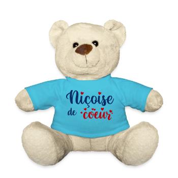 Niçoise de coeur - Nounours - bleu outremer - Devant