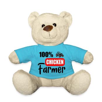 Chicken farmer - Teddy Bear - atoll blue - Front