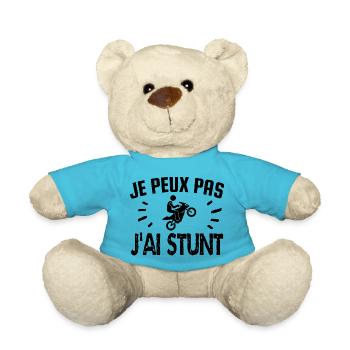 je peux pas j'ai stunt - Nounours - bleu outremer - Devant