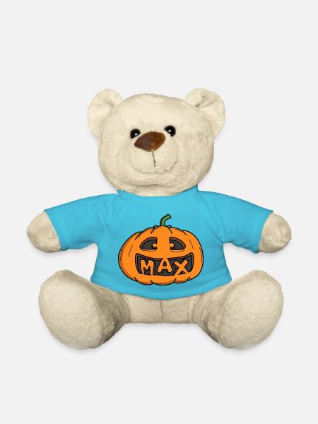 Citrouille Max Halloween - Nounours - bleu outremer
