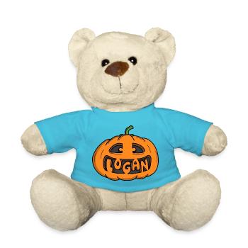 Citrouille d’Halloween Logan - Nounours - bleu outremer - Devant