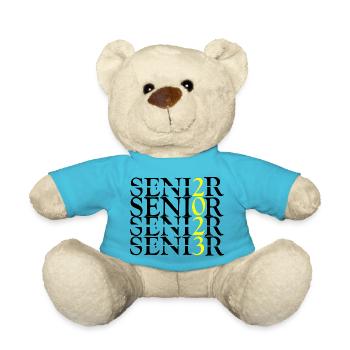 Senior 2023 Seniornight Geschenk Geschenkidee Uni - Teddy - Atollblau - Vorne