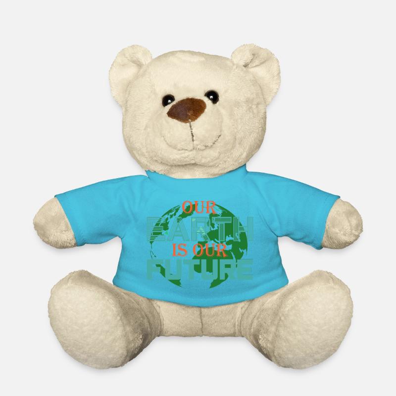 Save the earth - Teddy - Atollblau