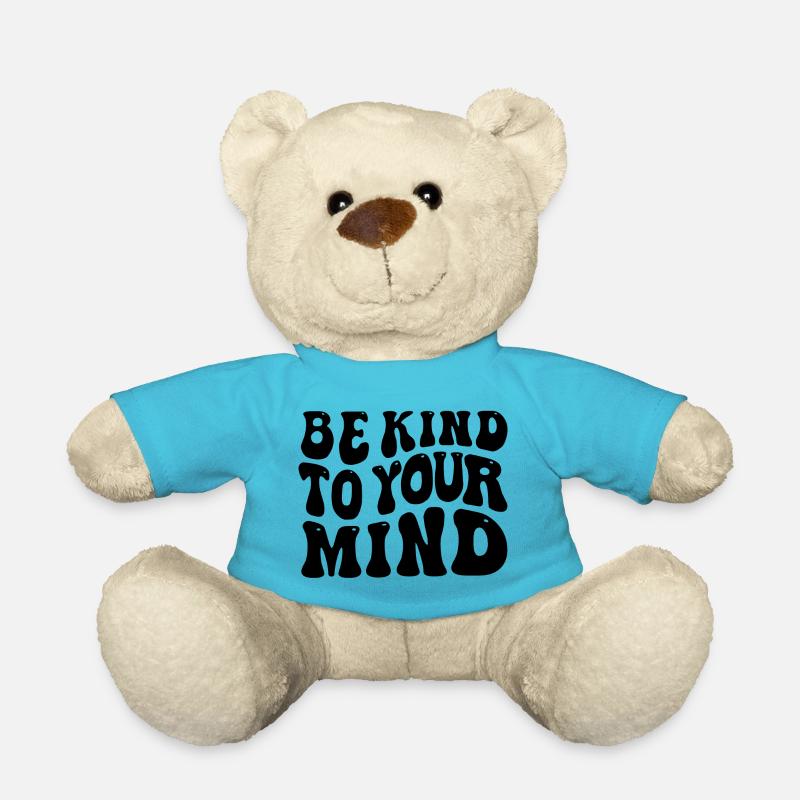 Be kind to your mind - Teddy - Atollblau