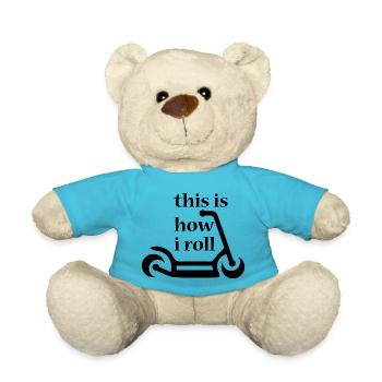 E-Scooter Scooter - Teddy Bear - atoll blue - Front