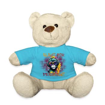 Vote for APE presidente - Teddy Bear - atoll blue - Front