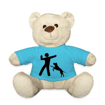 Dancing Dance Music - Teddy Bear - atoll blue - Front