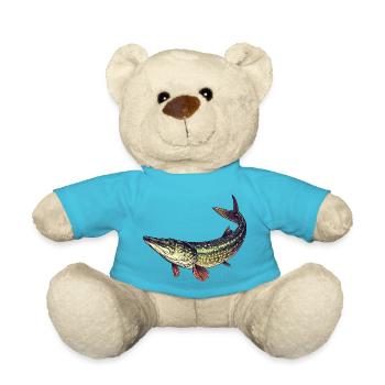 Pêche ciblée au brochet - Nounours - bleu outremer - Devant
