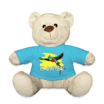 Guatemala drapeau guatémaltèque ADN I cadeau - Nounours - bleu outremer - Devant