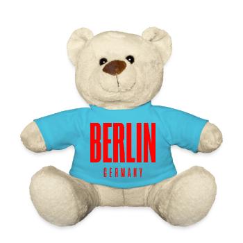 Berlin, Allemagne, Anglais - Nounours - bleu outremer - Devant