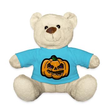 Halloween Pumpkin - Teddy - Atollblau - Vorne