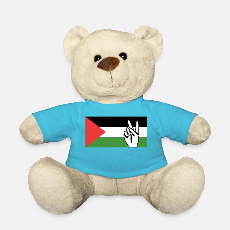 Palestine Paix - Nounours - bleu outremer
