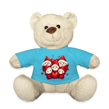Weihnachtliche Halloween-Geister, eine magische Mischung - Teddy - Atollblau - Vorne