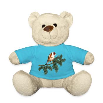 Oiseau coloré - Nounours - bleu outremer - Devant