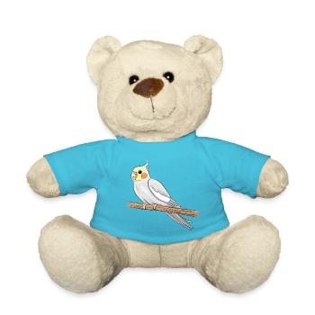 Cockatiel - Teddy Bear - atoll blue - Front