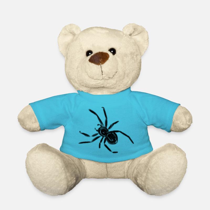 Spinne - Teddy - Atollblau